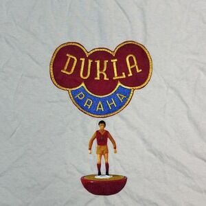 Dukla Praha Ascolour Martina Tee Women's XL Butter Relaxed‎ Boxy Prague Football